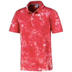 Puma Men\'s Haight Polo 2116701-Barbados Cherry  Size lg, barbados cherry