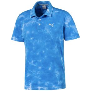 Puma Men\'s Haight Polo 2116705-Ibiza Blue  Size sm, ibiza blue