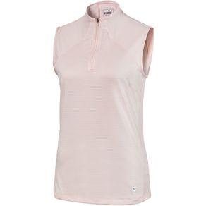 Puma Women\'s Daily Sleeveless Mockneck 2117201-Rosewater Heather  Size sm, rosewater heather