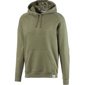 Puma Men\'s Ponto Hoodie 2118001-Deep Lichen Green Heather  Size sm, deep lichen green heather