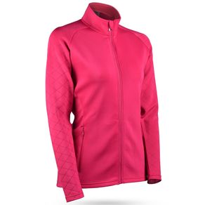 Sun Mountain Women\'s Thermalflex Full Zip Jacket 2119299-Jazzy  Size lg, jazzy