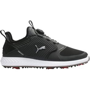 Puma Men\'s Ignite PWRADAPT Caged Disc Golf Shoes 2119 Size 894-Puma Black/Puma Silver/Puma Black  Size 8 M, puma black/puma silver/puma black