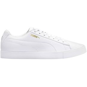 Puma Men\'s Original G Spikeless Golf Shoes 2120068-Puma White/Puma White  Size 10 M, puma white/puma white