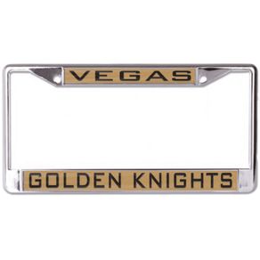 Team Effort NHL Inlaid Metal License Plate Frame 2122116-Vegas Golden Knights