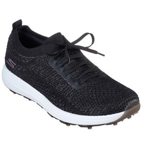 Skechers Women\'s Go Golf Max Glitter Spikeless Golf Shoes 2122316-Black  Size 5.5 M, black