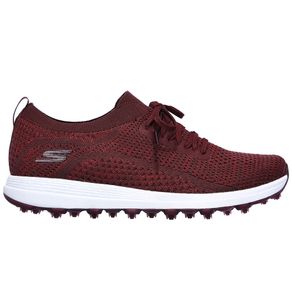 Skechers Women\'s Go Golf Max Glitter Spikeless Golf Shoes 2122387-Burgundy  Size 8.5 M, burgundy