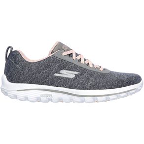 Skechers Women\'s Go Golf Walk Sport Spikeless Golf Shoes 2122466-Gray/Pink  Size 9.5 M, gray/pink