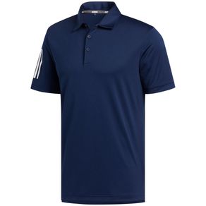 adidas Men\'s 3-Stripe Basic Polo 2124470-Collegiate Navy/White  Size xl, collegiate navy/white