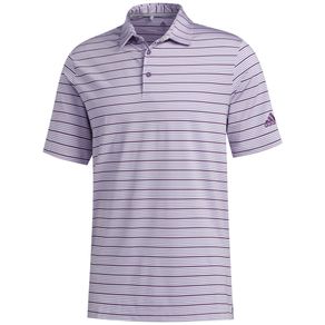 adidas Men\'s Ultimate365 Pencil Stripe Polo 2125071-Purple Tint/Tech Purple/Glory Purple  Size sm, purple tint/tech purple/glory purple