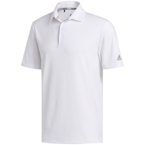 adidas Men\'s Ultimate365 2.0 Solid Crestable Polo 2125278-White  Size sm, white