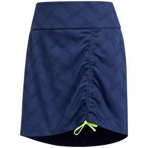 adidas Women\'s Jacquard Cinch Skort 2126347-Tech Indigo  Size xl, tech indigo