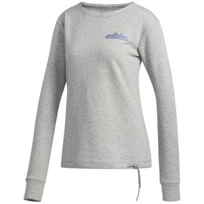 adidas Women\'s Crewneck Sweatshirt 2126480-Medium Solid Gray  Size xs, medium solid gray