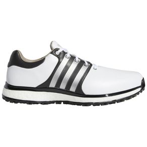 adidas Men\'s Tour360 XT Spikeless Golf Shoes 2126990-White/Matte Silver/Black  Size 7 M, white/matte silver/black