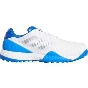 adidas Men\'s CodeChaos Sport Spikeless Golf Shoes 2127252-White/Blue/Red  Size 15 M, white/blue/red