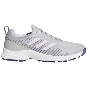 adidas Women\'s Response Bounce 2.0 SL Spikeless Golf Shoes 2127 Size 651-White/Purple Tint/Gray  Size 6 M, white/purple tint/gray