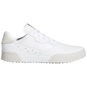 adidas Juniors\' Adicross Retro Spikeless Golf Shoes 2127730-White/Gold Metallic/Crystal White  Size 1.5 M, white/gold metallic/crystal white