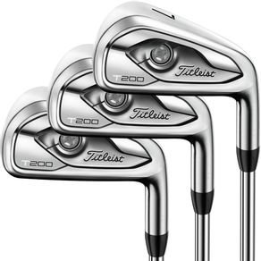 Titleist T200 Iron Set 2131507-Left 8PC / 4-PW + GW Steel Regular DYNAMIC GOLD AMT BLACK