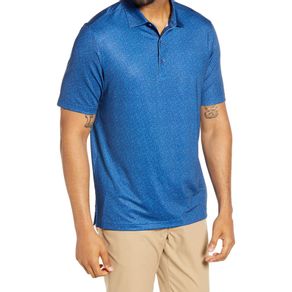 Cutter & Buck Men\'s Pike Micro Floral Polo 2134132-Indigo  Size 2xl, indigo