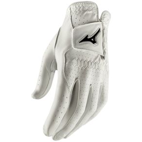 Mizuno Men\'s Tour Glove 2134866-White/Black MD/LG Left, white/black