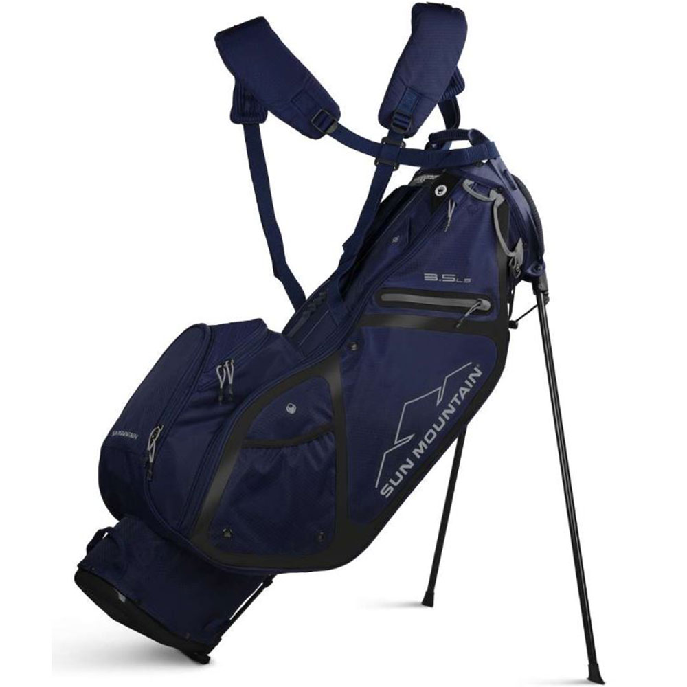 Sun Mountain 3.5LS Stand Bag, Navy/White/Red