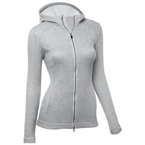 Zero Restriction Women\'s Luna Full Zip Hoodie 2135647-Silver  Size md, silver