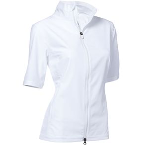 Zero Restriction Women\'s Eve Short Sleeve Wind Jacket 2135943-White  Size xs, white