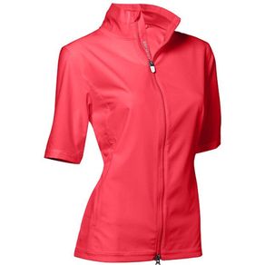 Zero Restriction Women\'s Eve Short Sleeve Wind Jacket 2135947-Poppy  Size xl, poppy