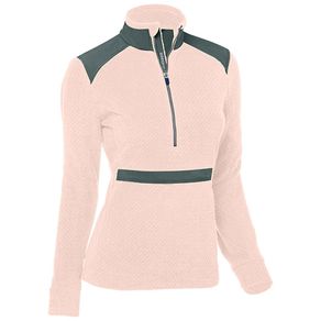 Zero Restriction Women\'s Tilly 1/2 Zip Sweaters 2135990-Ballet  Size lg, ballet