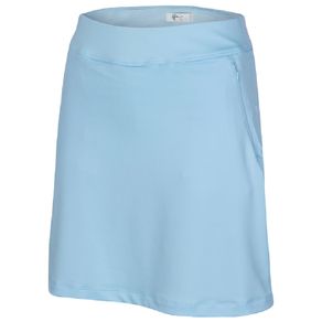 Greg Norman Women\'s Flounce Pull On Stretch Skort 2137029-Bliss Blue  Size lg, bliss blue