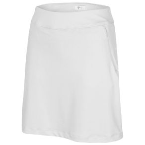 Greg Norman Women\'s Flounce Pull On Stretch Skort 2137039-White  Size sm, white