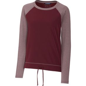 Cutter & Buck Women\'s Response Hybrid Pullover 2138653-Bordeaux  Size lg, bordeaux