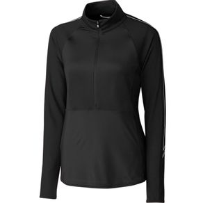 Cutter & Buck Women\'s Pennant Sport 1/2-Zip Pullover 2138725-Black  Size xs, black