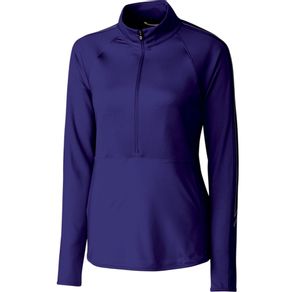 Cutter & Buck Women\'s Pennant Sport 1/2-Zip Pullover 2138750-College Purple  Size xl, college purple