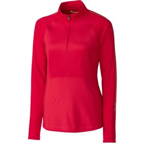 Cutter & Buck Women\'s Pennant Sport 1/2-Zip Pullover 2138765-Red  Size 2xl, red