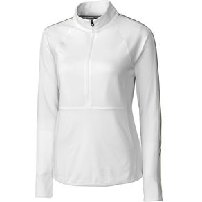 Cutter & Buck Women\'s Pennant Sport 1/2-Zip Pullover 2138774-White  Size xs, white