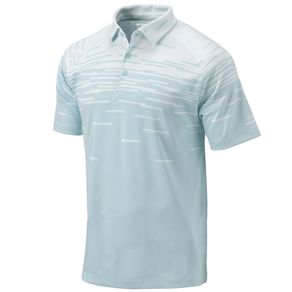 Columbia Men\'s Omni-Wick Rush Polo 2138942-Pale Blue  Size lg, pale blue