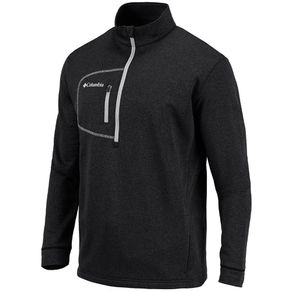 Columbia Men\'s Explorer Half Zip Pullover 2139024-Black  Size sm, black