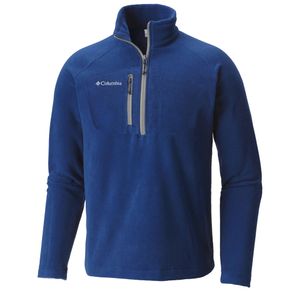 Columbia Men\'s Fast Trek III Half Zip Fleece 2139268-Azul  Size sm, azul