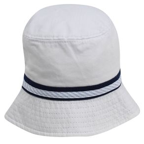 Ahead Men\'s Weymouth Bucket Hat 2143441-White/Navy  Size sm/md, white/navy