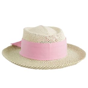 Ahead Women\'s Charlotte Straw Sun Hat 2143481-Bubble Gum  Size sm/md, bubble gum