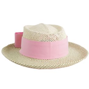 Ahead Women\'s Addison Straw Sun Hat 2143489-Bubble Gum  Size sm/md, bubble gum