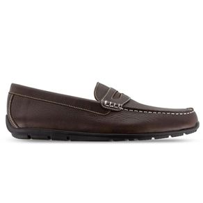 FootJoy Men\'s Club Casuals Penny Spikeless Golf Loafers 2143 Size 842-Dark Brown/Contrast Stitch  Size 8 M, dark brown/contrast stitch