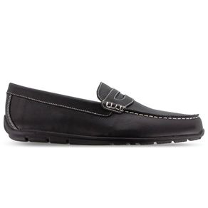 FootJoy Men\'s Club Casuals Penny Spikeless Golf Loafers 2143 Size 867-Black/Contrast Stitch  Size 8 M, black/contrast stitch