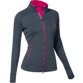 Zero Restriction Women\'s Mikaela Full Zip 2145322-Pebble  Size lg, pebble