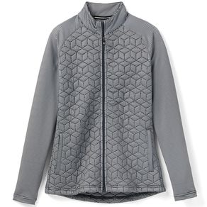 FootJoy Women\'s Quilted Vest Hybrid Jacket 2150786-Charcoal/Gray  Size lg, charcoal/gray