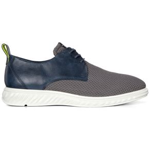 ECCO Men\'s ST.1 Hybrid Lite Derby Casual Shoes 2152518-Titanium/Denim Blue  Size euro39, titanium/denim blue