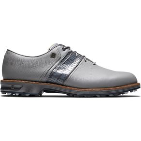 FootJoy Men\'s Premiere Speed Saddle Spikeless Golf Shoes 2154007-Gray/Gray/Black  Size 8.5 M, gray/gray/black