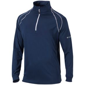 Columbia Men\'s Omni-Heat Range Session 1/4 Zip Pullover 2156251-Collegiate Navy  Size md, collegiate navy