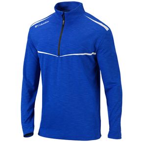 Columbia Men\'s Omni-Wick Scorecard 1/4 Zip Pullover 2156256-Azul  Size md, azul