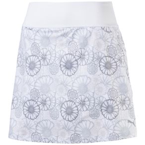 Puma Women\'s PWRSHAPE Blossom Skirt 2156785-Bright White/Quarry  Size 2xs, bright white/quarry